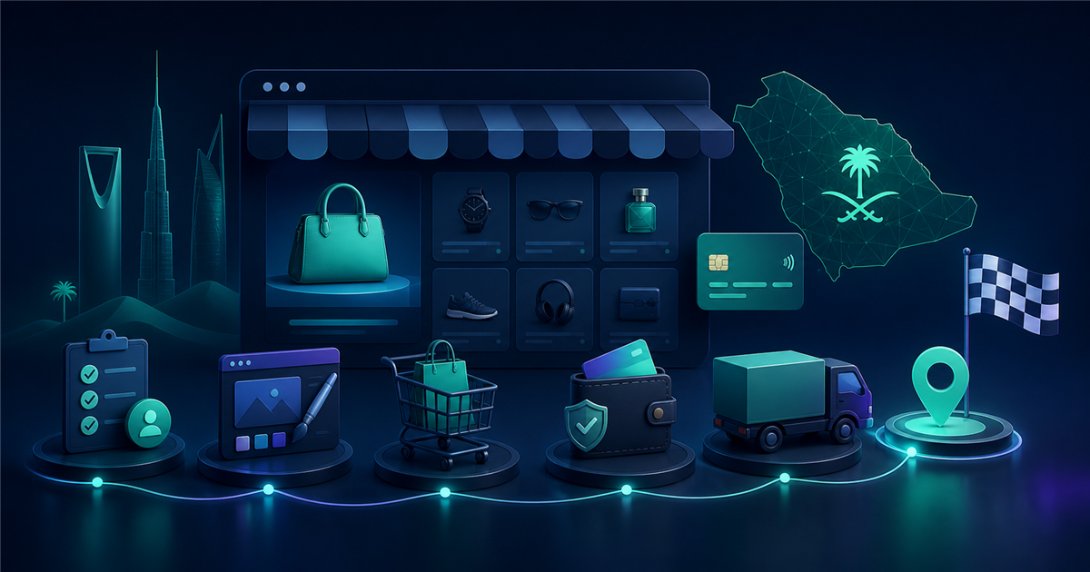 مراحل تصميم متجر إلكتروني من التخطيط وتجهيز المنتجات إلى الاختبار والإطلاق
