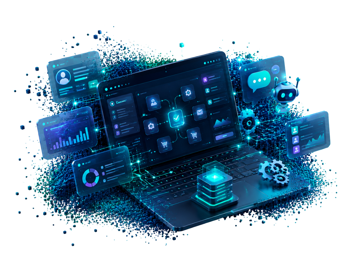 خدمات الأتمتة للشركات بواجهة تقنية متقدمة